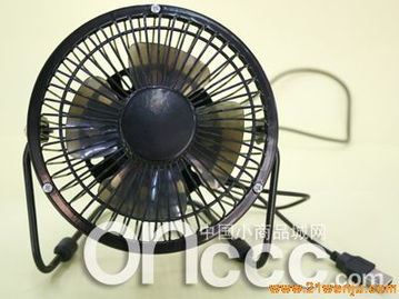 夏日清涼風暴 USB鐵藝風扇引領暑期電腦周邊產品熱銷潮
